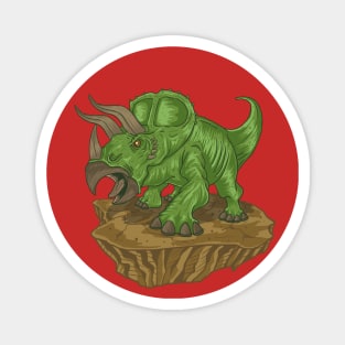 Triceratops Green Magnet